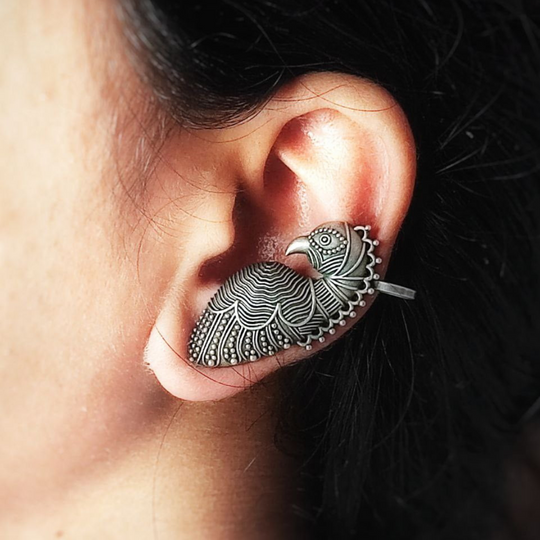 Silver Replica Ear Cuff Earring