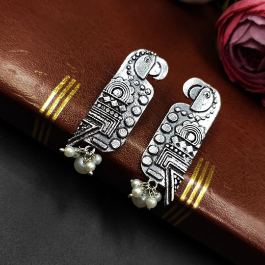 Premium Quality Parrot Design Stud Earrings