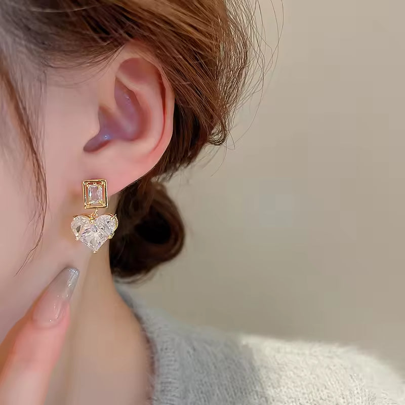 The Swarovski Charm Water Proof Earirngs