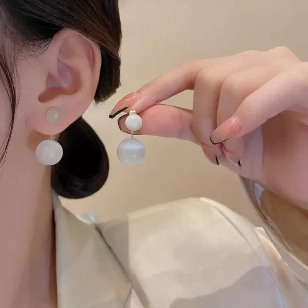 The Connected Dots Korean Style Earrings